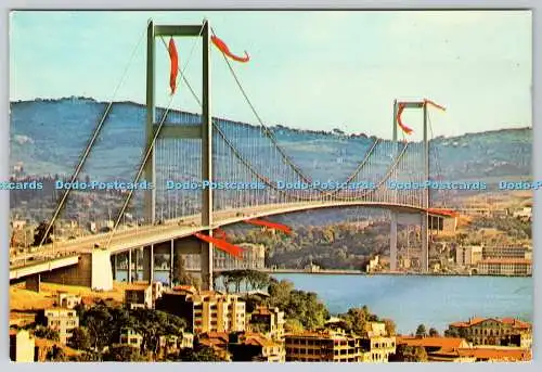 D323737 Istanbul. Die Bosporusbrücke. Izmir. Ankara. Ticaret Kartpostallari Ph