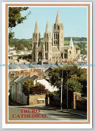 D318504 Truro Cathedral. Von Chapel Hill. Richter. Hastings. C6676X. Postkarte