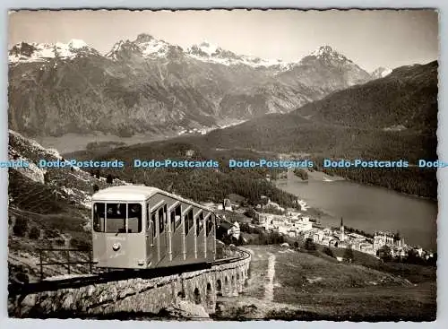D320121 St. Moritz. Oberengadin. Corvigliabahn. Rutz