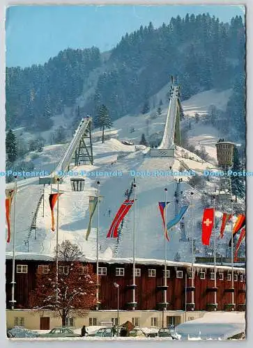 D318508 Oberbayern. Garmisch Partenkirchen. Heilklimatischer Kurort und Int. Gewinnen
