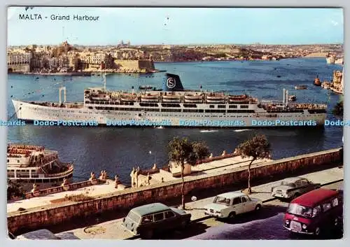 D320137 Malta. Grand Harbour. Alfred Galea Zammit. Max Druckmaschine