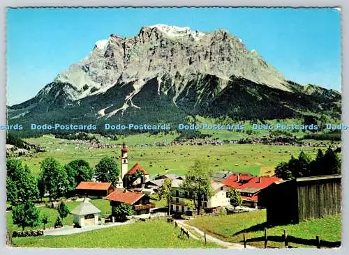 D315715 Wettersteinmassiv mit Zugspitze. Tyroliadruck. Innsbruck. Nr. 6814. Post