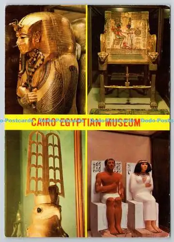 D318527 Ägypten. Kairo. Ägyptisches Museum. Isis Tourist Printing House. Postkarte. Mu