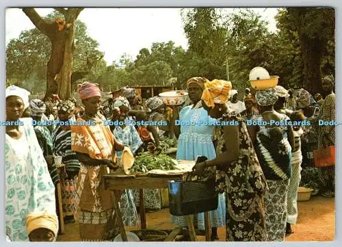 D320145 Gambian Market. J. Arthur Dixon. The Gambia Methodist Bookshop. Monica G