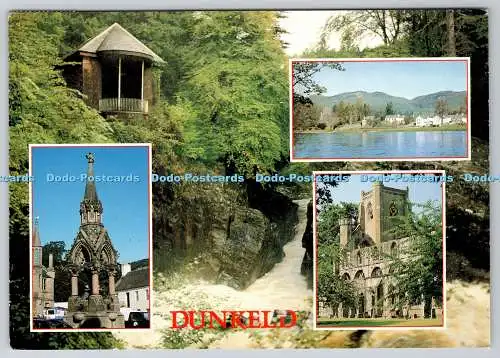 D315723 Dunkeld. Eremitage. Kreuz und Kathedrale. R. W. Weir. AMPA. Kelly. J. Art