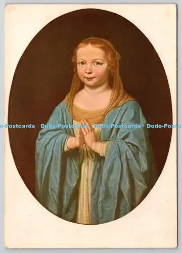 D318547 Parigi. Lamelle. Bambina Che Prega. Philippe de Champaigne. Z.M.C. Prin