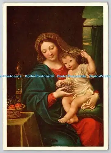 D318548 Paris. Musee du Louvre. La Vierge a la Grappe. Pierre Mignard. Eliocromi