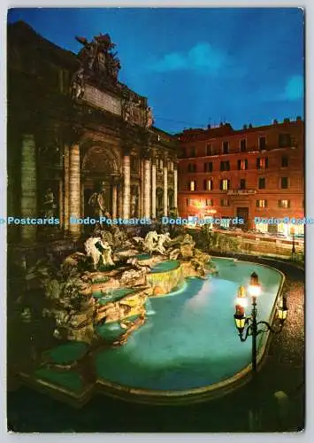D318550 Roma. Brunnen von Trevi. Multigraf. Terni. Fotocolor Kodak Ektachrome. N