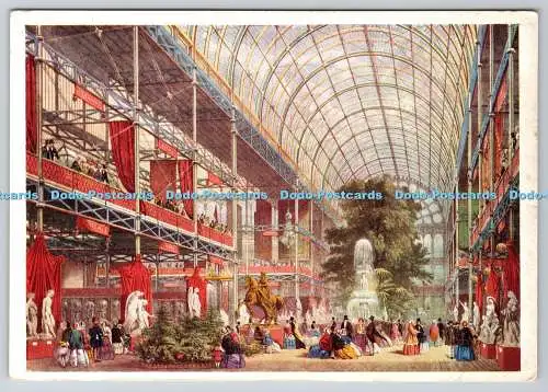 D323795 Die große Ausstellung von 1851 im Hyde Park. Blick auf das Transept. Aus einem