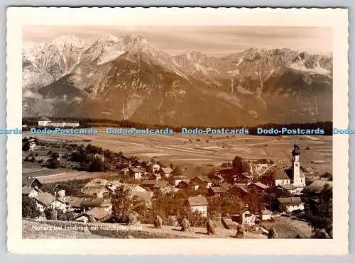 D320166 Tirol. Natters bei Innsbruck mit Nordkette. Sepp Kirchner. RP