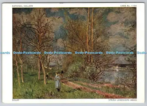 D323829 Sisley. Frühlingslandschaft. Treuhänder von Waterlow and Sons Ltd. London