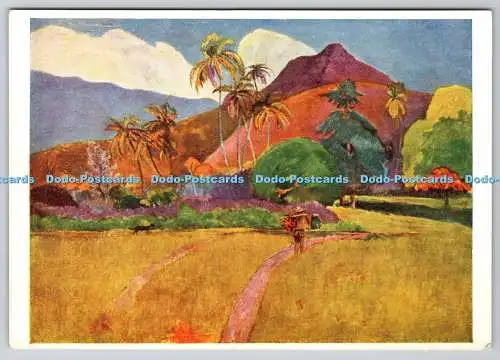 D320205 Tahiti Mountains. Gauguin. The Pallas Gallery. London