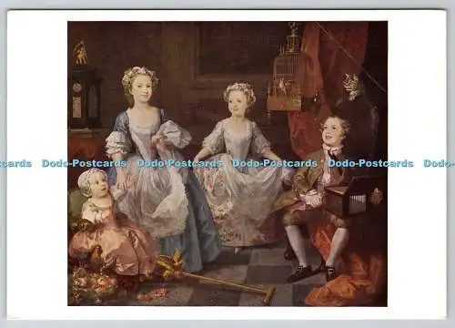 D323833 Hogarth. The Graham Children. Nationalgalerie. Treuhänder unter der Autho