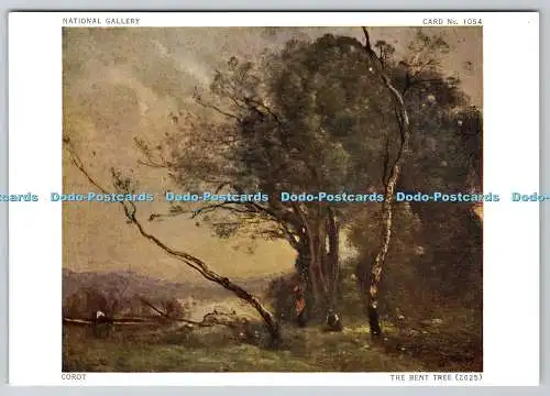 D323834 Corot. Der gebogene Baum. Nationalgalerie. Trustees by Waterlow and Sons Lt