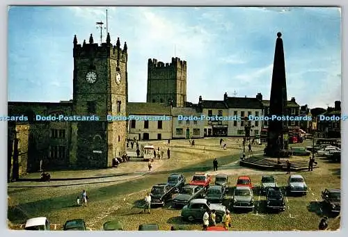 D320207 Richmond. Yorkshire. Marktplatz. J. Arthur Dixon. Newport. I.W. Engla