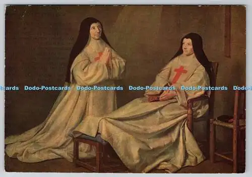 D323838 Philippe de Champaigne. Portraits de la Mere Catherine Agnes Arnaud et d