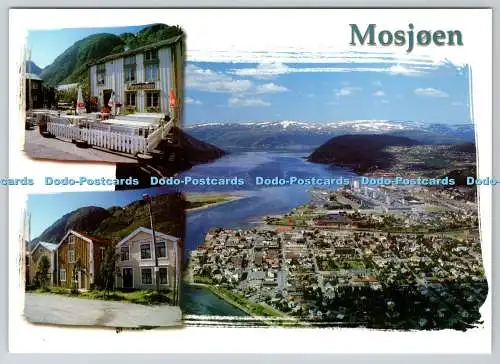 D315803 Norwegen. Mosjoen. ZUM FOTO ALS. Harstad. Postkarte. Multi View