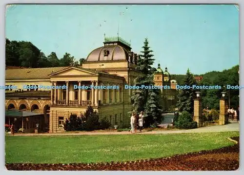 D320233 Marienbad. Haus der Kultur und das Badegebäude Nove Lazne. Pres