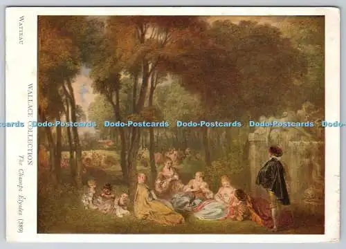 D323863 Watteau. Die Champs Elysees. Wallace Kollektion. Treuhänder von Waterlow an