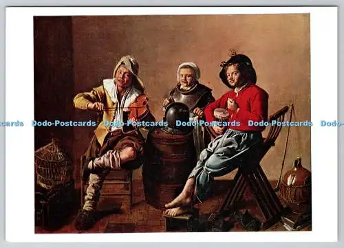 D323867 Jan Molenaer. Zwei Jungen und ein Mädchen machen Musik. Nationalgalerie. Truste
