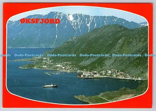D315811 Norge. Oksfjord. ZUM FOTO ALS. Harstad. HG Offset. Postkarte