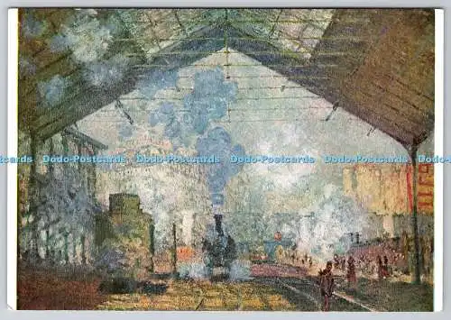 D323872 Claude Monet. Der Bahnhof St. Lazare. Musee du Louvre. Edition N