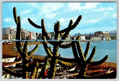 D318660 Las Plamas de Gran Canaria. Playa de las Canteras. RO FOTO. Otto Reuss.