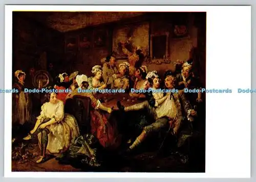 D323929 William Hogarth. A Rake s Progress. Die Orgie. Treuhänder von Sir John Soane