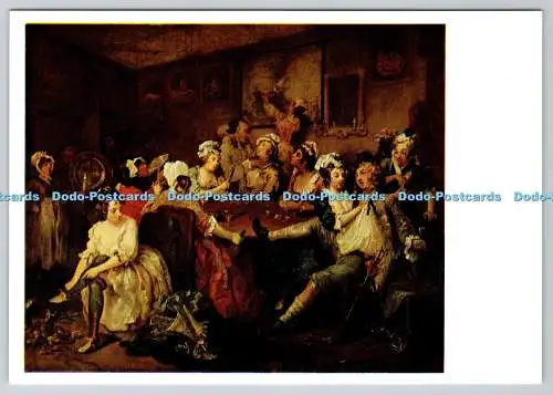 D323932 William Hogarth. A Rake s Progress. Die Orgie. Treuhänder von Sir John Soane