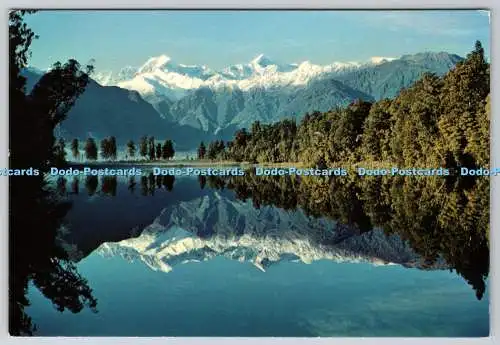 D315876 Neuseeland. South Westland. Fox Glacier. Lake Matheson. Mt. Tasman und