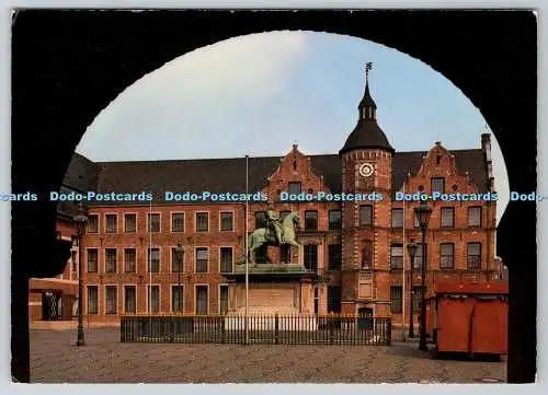 D315877 Düsseldorf. Altes Rathaus. Jan Wellem Denkmal. N. 4000. Grusskarten Ver