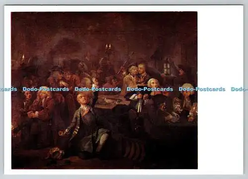 D323936 William Hogarth. A Rake s Progress. The Gaming House. Treuhänder von Sir Jo