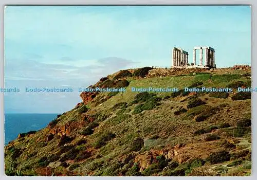 D318698 Griechenland. Athen. Sounion. Tempel des Poseidon. B. Isaias. N. 56. Postkarte