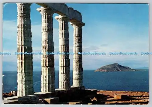 D318699 Griechenland. Athen. Sounion. Tempel des Poseidon. B. Isaias. N. 55. Postkarte