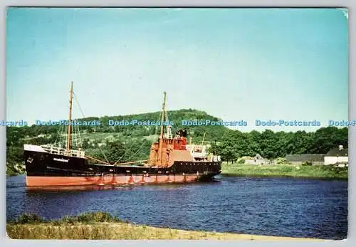 D320389 Motor-Achterbahn Rosem Arkie verlässt den Hafen von Perth. D. Holz. PM. Dunkeld. P