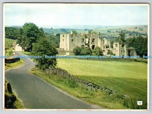 D315964 Yorkshire. Wharfedale. Barden Tower. Walter Scott Farbserie. Bradfor