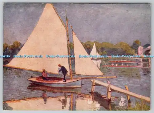 D320393 Bootsleute in Argenteuil. Geo. Pulman. Claude Monet
