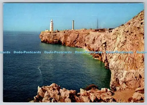 D320414 Gibraltar. Europa Point im äußersten Süden des Felsens. J. Arthur Dixo