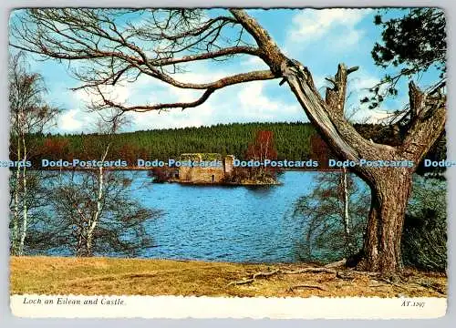 D318798 Loch an Eilean and Castle. Valentine Drucker und Verlage. Dundee und