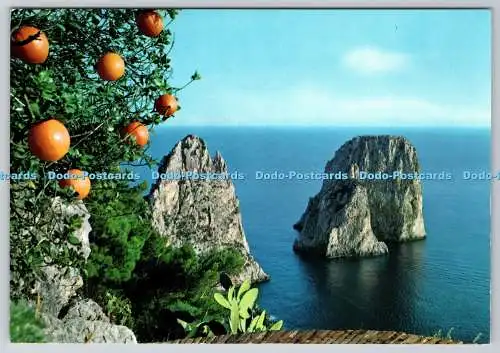 D318801 Capri. Faraglioni. Fotocolor. Alterocca. Terni. Italien. F. 63306. Postwagen