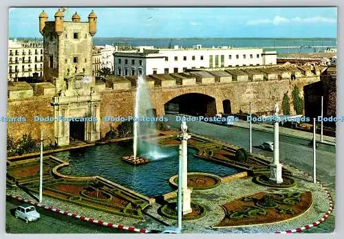 D320455 Cadiz. Eingangstor für die Stadt auf Landweg. Ro Foto. Otto Reuss