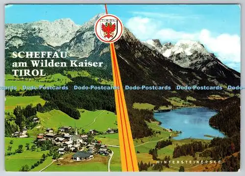 D318843 Scheffau am Wilden Kaiser Tirol. Hintersteinersee. ALB. Alpine Luftbild