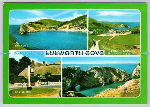 D318849 Lulworth Cove. J. Salmon. Sevenoaks. Postkarte Kamerafarbe. England. Mul