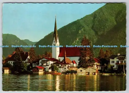 D320471 Rottach Egern mit Wallberg. Hans Geissler o.H.G. Rottach