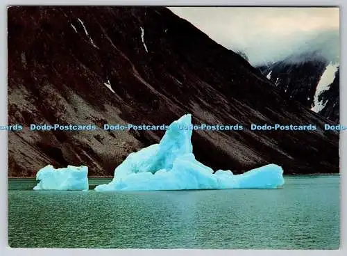D316047 Norwegen. Spitzbergen. Eisornament. Magdalene Bay. Et Ekte Aune Kort. Knut A