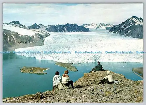 D316050 Spitzbergen. Die Blomstrand Glacier Kings Bay. Herta Grondal. H. Vontobe