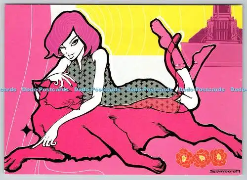 D316058 Symbolot. Bumerang Karten. Schienbein