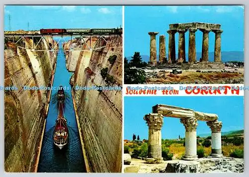 D318877 Griechenland. Andenken aus Korinth. Sotiris Toumbis. Athen. Postkarte. Multi