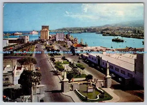 D320496 Las Palmas de Gran Canaria. La Luz. Eingang zum Hafen. J. Arthur Dixo