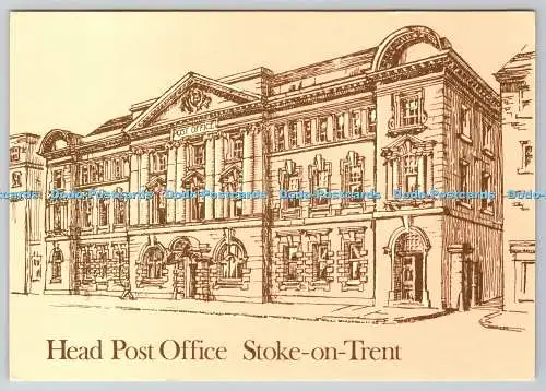 D318879 Stoke on Trent. Hauptpostamt. Midlands Postal Board Picture Card 198